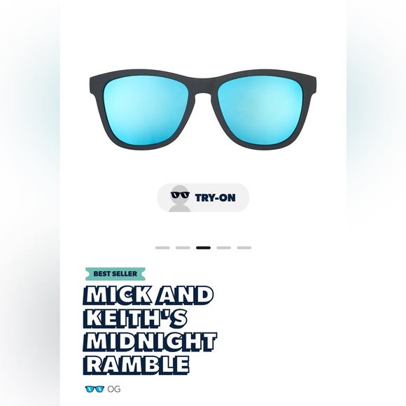 Goodr Mick and Keith’s Midnight Ramble sunglasses OG - Picture 2 of 5